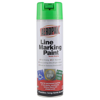 Tinta spray para marcação de linha verde que brilha no escuro