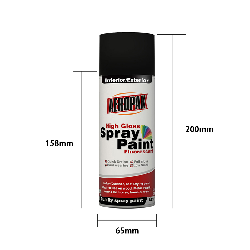 Tinta spray aerossol colorida de boa qualidade para carros
