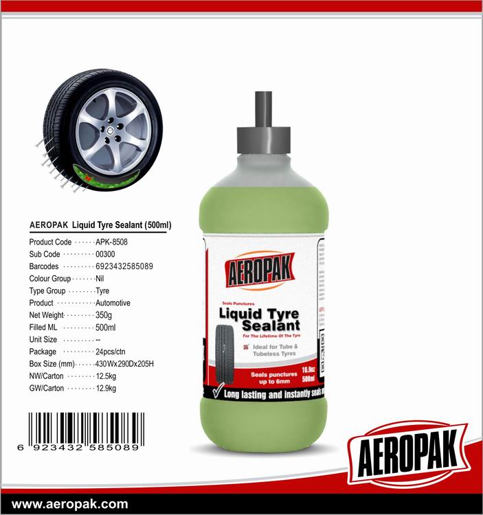 Vedante líquido ambiental fácil de usar para pneus Van
