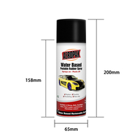 Tinta spray de borracha destacável à base de água para carro