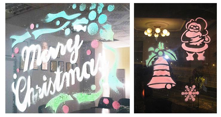 efeito de spray de neve