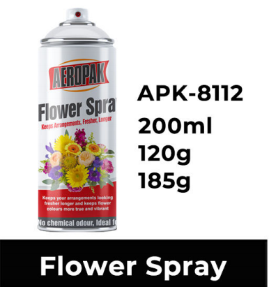 Tinta spray para mudar a cor real da flor