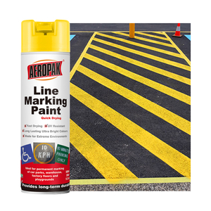 Tinta spray de marcação de linha seca rápida amarela