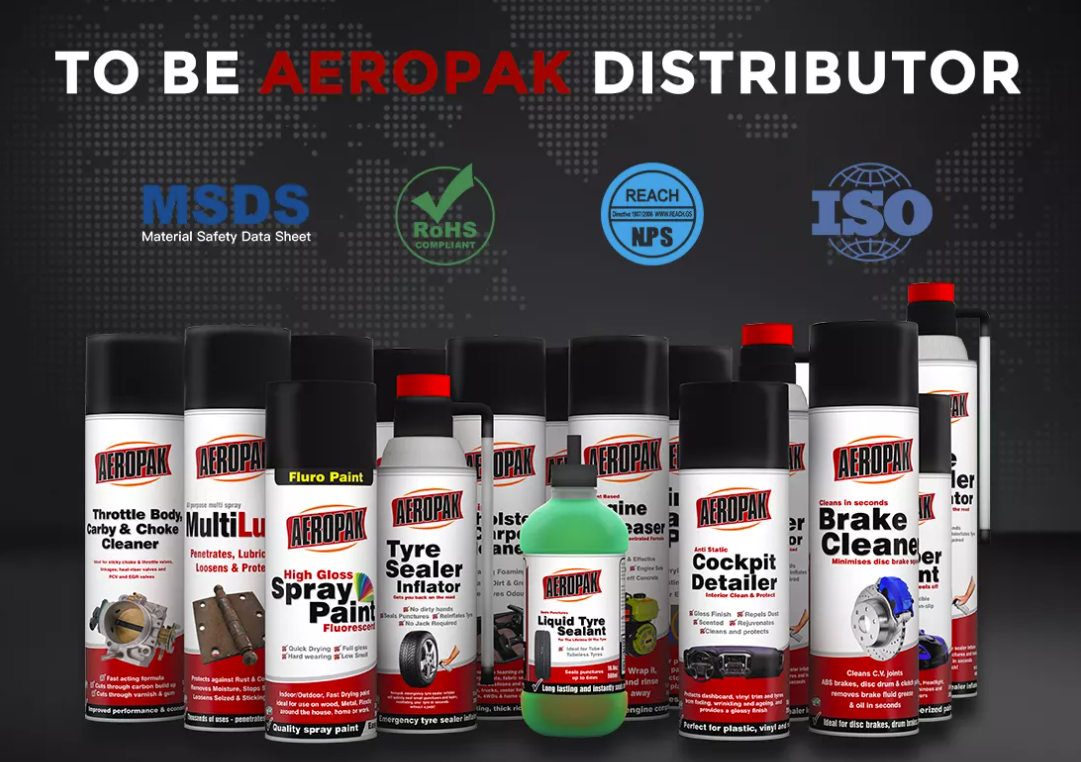 Uma lata de marca de tinta com cores brilhantes e vivas usadas para marcar linhas em locais de constru&ccedil;&atilde;o ou trabalhos de estrada