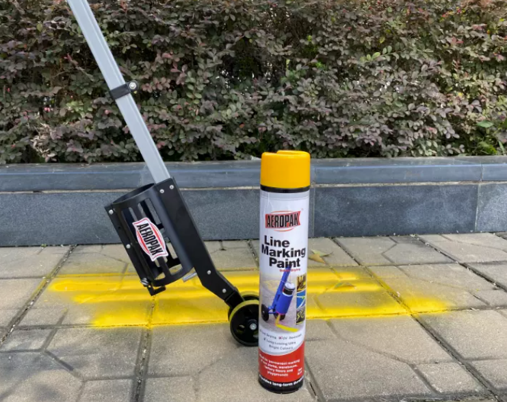 A marcação da tinta é lavada na chuva?