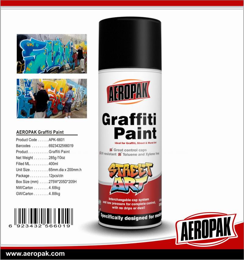 Tinta spray acrílica cinza graffiti sobre tela